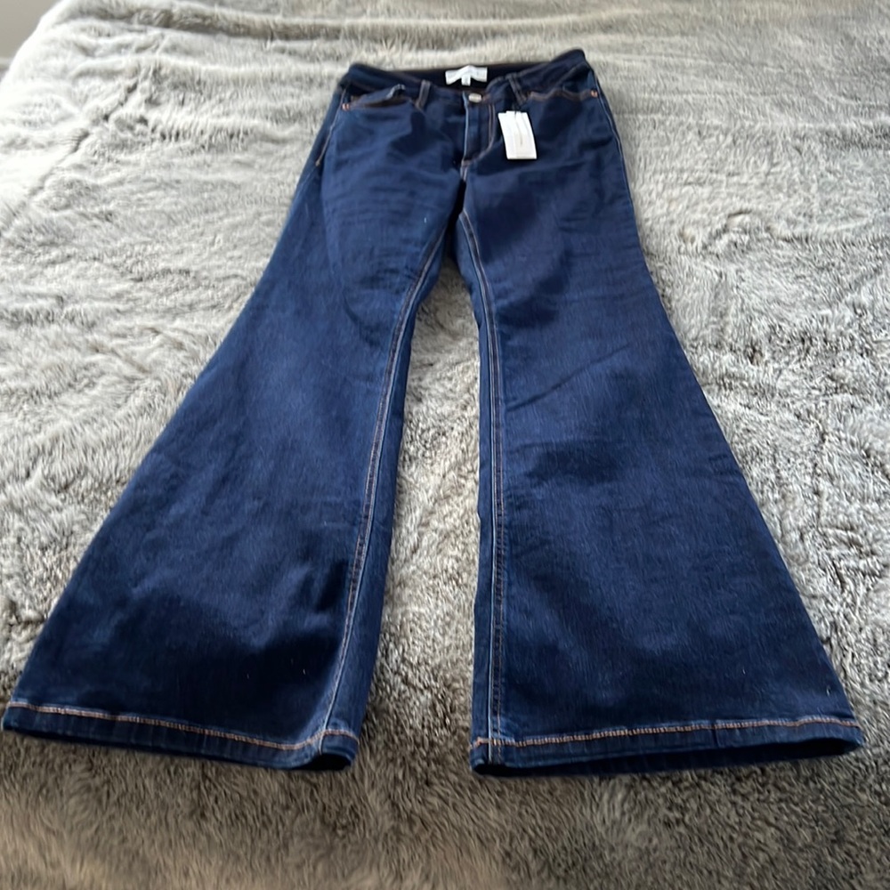 Flare bottom jeans